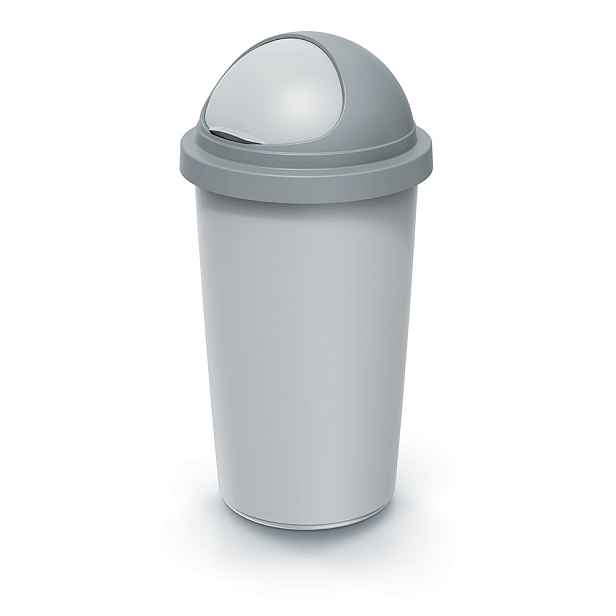 Prosperplast Odpadkový koš COMPACTO ROLL 30 L popelavě šedý/světle šedý