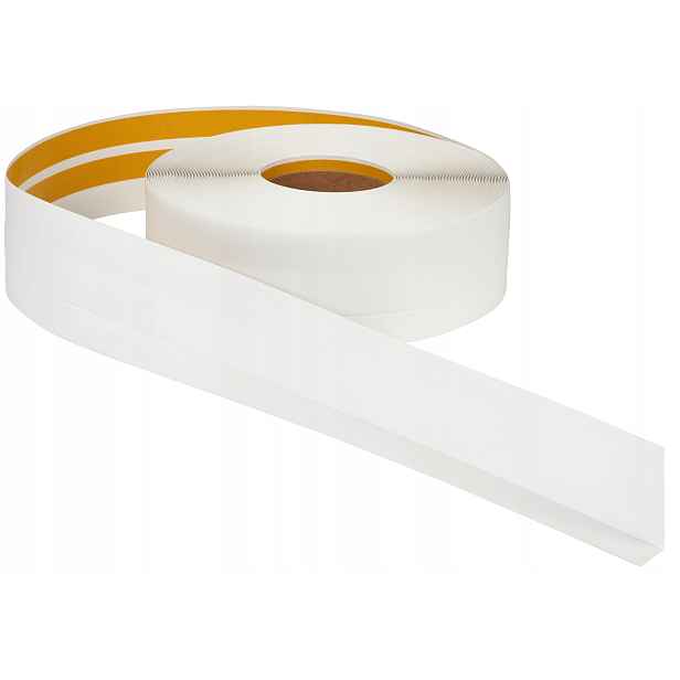Pvc Podlahová Lišta 50x20 mm Bílá 20 m Elastická gumová soklová