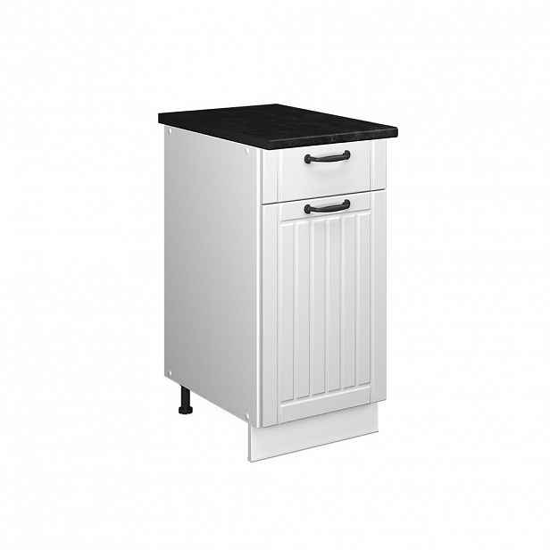 Vicco SPODNÍ SKŘÍŇKA PRO DŘEZ/VARNOU DESKU Fame-Line, Bílý venkovský dům/Bílá, 40 cm, PD Antracit