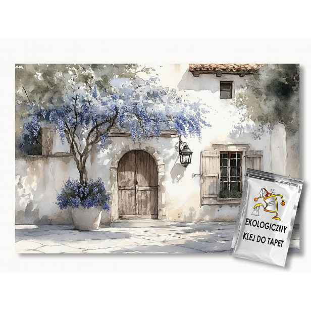 Fototapeta Netkaná Na Dveře Provence Španělské Květiny 254x184 130g