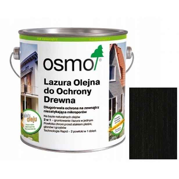 Osmo 712 0,75L Lazura na fasády Eben Wawa