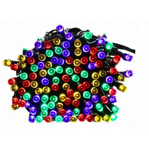 Vánoční osvětlení na stromeček led 500 kusů vnitřní venkovní 35 metrů Multicolor