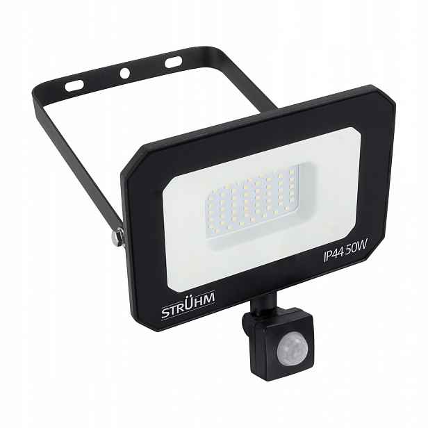 Led reflektor s pohybovým senzorem Aston S 50W 4200K IP65 černý