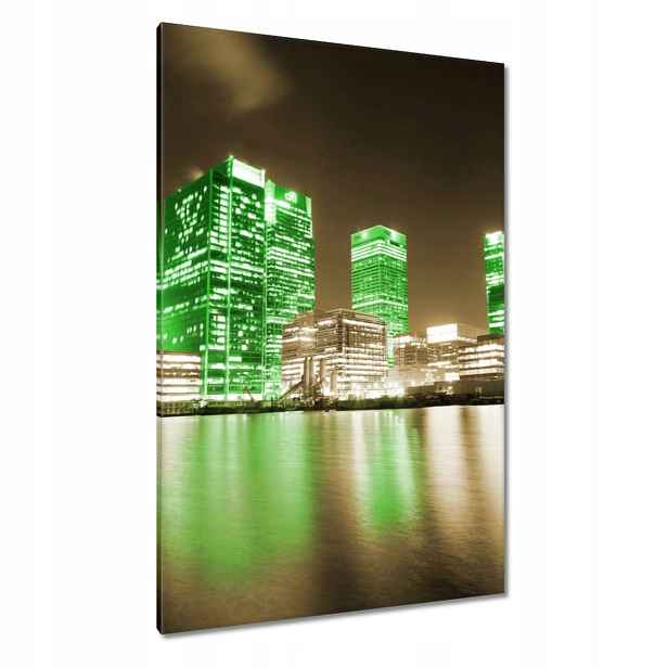 Obrazy 80x120 Zelené budovy Londýna