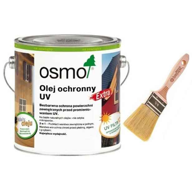 Uv ochranný olej fasády srubové domy Osmo surové dřevo 429 0,75L