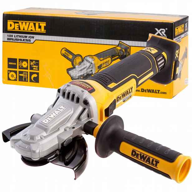Úhlová Bruska 18V 125 mm Plochá Hlava Dewalt DCG405FN