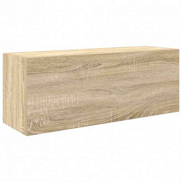 vidaXL Koupelnová nástěnná skříňka dub sonoma 80x25x30 cm kompozit