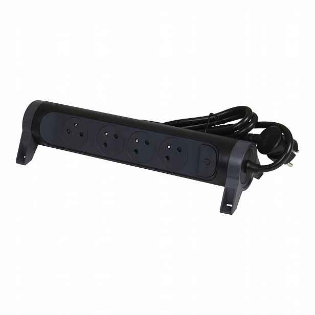 Prodlužovací Kabel otočný 4X2P+Z Legrand 049460 Černý