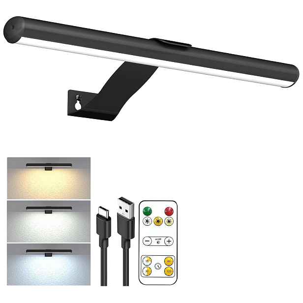 Bezdrátová Led lampa pro obrazy 32 cm akumulátor 4000 mAh s dálkovým ovládáním