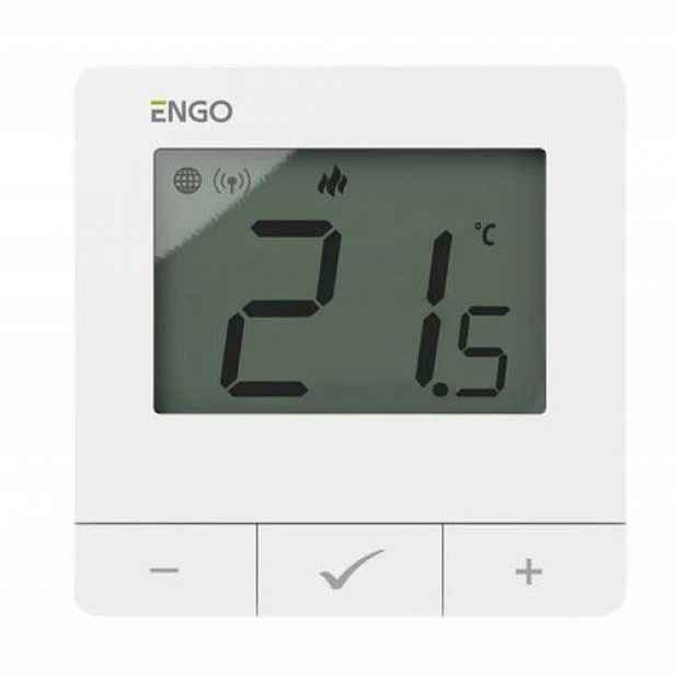 Engo E25-BATW Internetový regulátor teploty ZigBee bílý bateriový