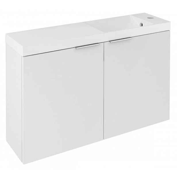 Sapho Latus - Umyvadlová skříňka X 79x50x22 cm, 2x dvířka, bílá LT110-SET01