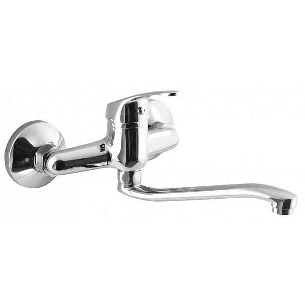 AQUALINE 35 nástěnná baterie, ramínko ploché zvýšené, chrom 52145