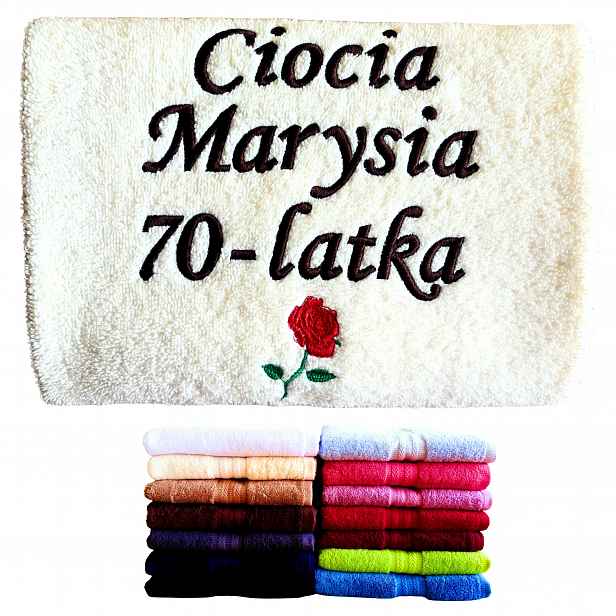 Dárek K 70. Narozeninám Pro Tetu A Ženu, Maminku, Babičku, Sestru, Ručník