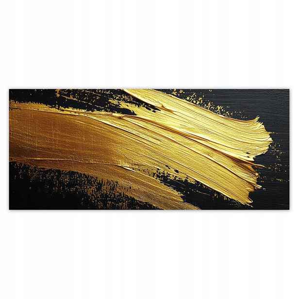 Fototapety 211x91 Zlaté šumění štětcem