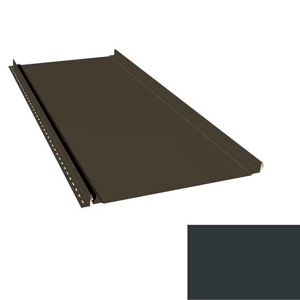 Krytina plechová LINEDEK 485 Flat SP 25 LESK 2G016 antracitově šedá