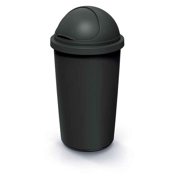 Prosperplast Odpadkový koš COMPACTO ROLL 60 L černý