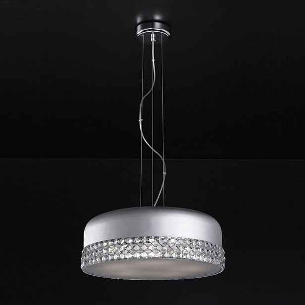 Závěsná lampa Lustr Převis Stropní Svítidlo Bílá Carina 6xG9 Regulace Italux