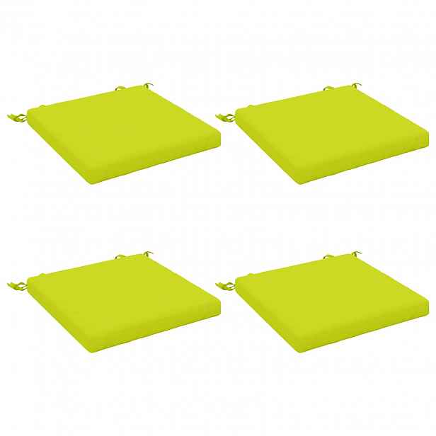 vidaXL Polstry ve 4 kusech SOEST 4 ks 100% polyester Jasně zelená