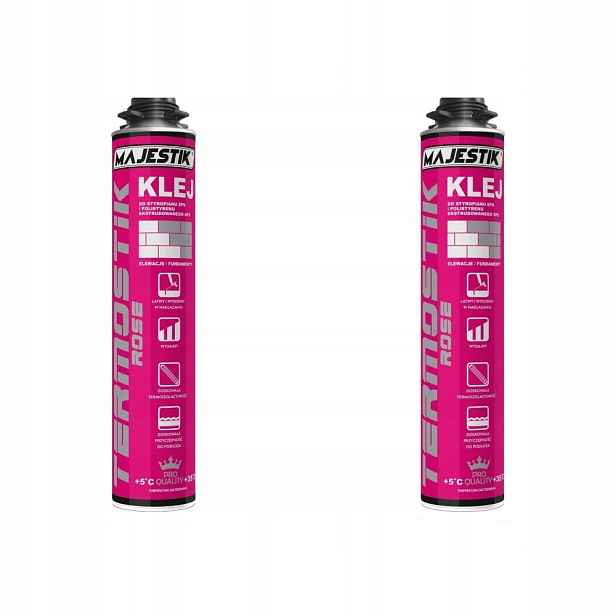 2x Lepidlo na polystyren Majestik 750 ml – silná přilnavost, pro Eps desky