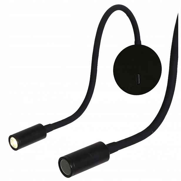 Nástěnná Lampa Na Flexibilním Výložníku Senise Light Prestige Černá Led 3000K