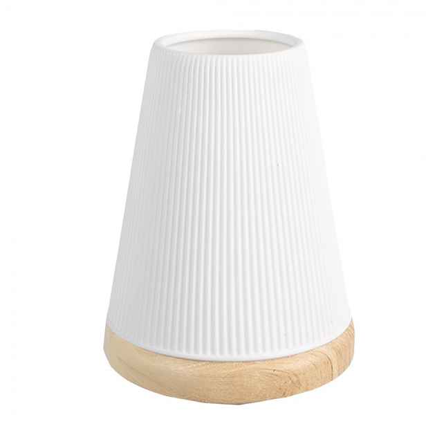 Bílý porcelánový svícen na čajovou svíčku Paollo - Ø 9* 11 cm Clayre & Eef