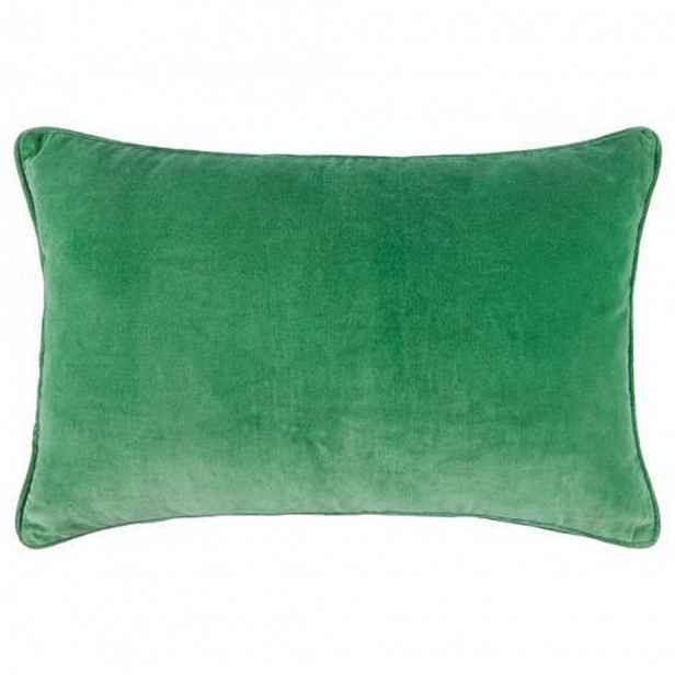 Butlers COTTON VELVET Polštář 40 x 60 cm - zelená