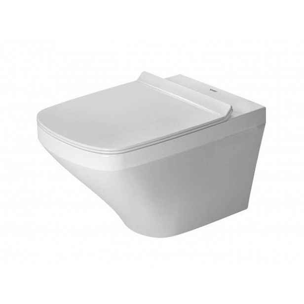 Duravit DuraStyle - Závěsné WC se sedátkem SoftClose, Rimless, s WonderGliss, alpská bílá 45510900A11