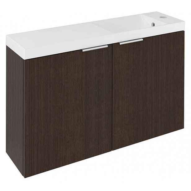 Sapho Latus - Umyvadlová skříňka X 79x50x22 cm, 2x dvířka, borovice rustik LT110-SET04