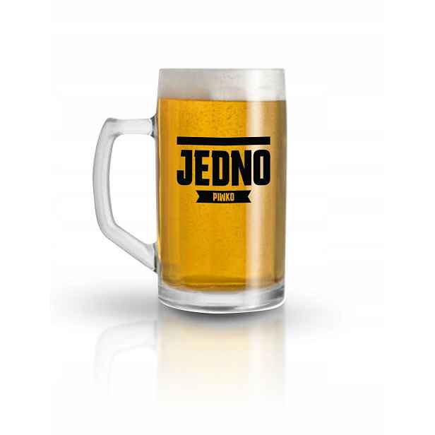 2x Funny Beer Pivní Sklenice 500 ml Jedno pivo