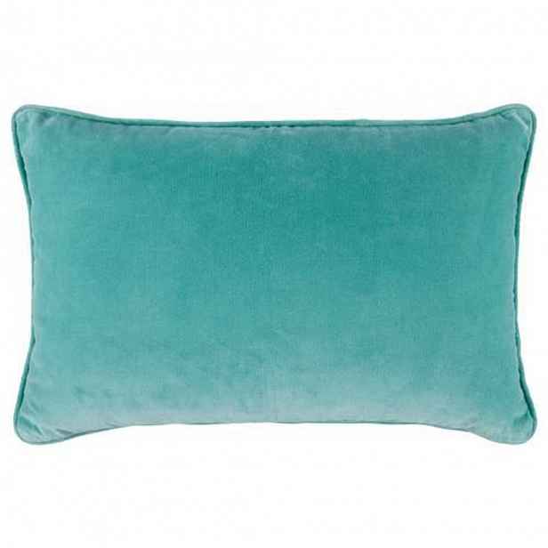 Butlers COTTON VELVET Polštář 40 x 60 cm - modrá
