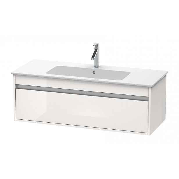 Duravit Ketho - Umyvadlová skříňka 41x120x48 cm, 1 zásuvka, lesklá bílá KT642102222