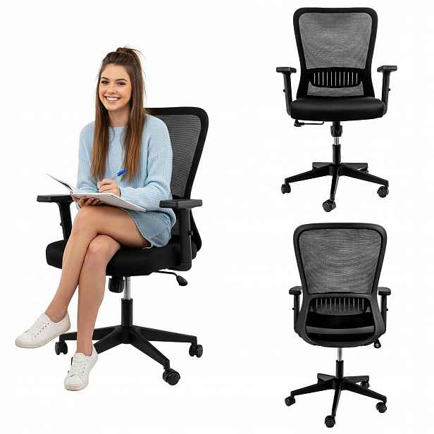 Kancelářská otočná židle Furvero Ergonomická, nastavitelná norma