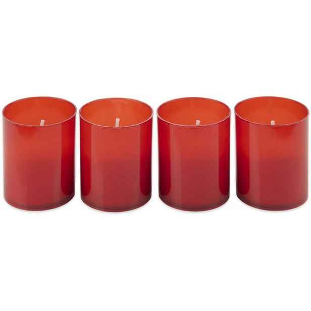svíčka hřbit. 50g(60g), 4ks, červená, vklad