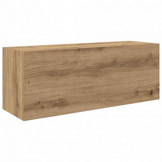 vidaXL Koupelnová nástěnná skříňka dub artisan 80x25x30 cm kompozit