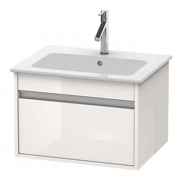 Duravit Ketho - Umyvadlová skříňka 41x60x48 cm, 1 zásuvka, lesklá bílá KT641802222