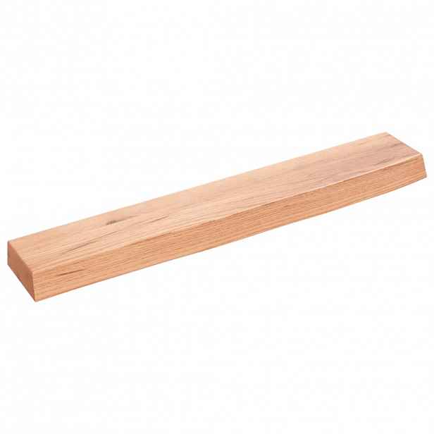 vidaXL Nástěnná police světle hnědá 60x10x4 cm ošetřený masivní dub