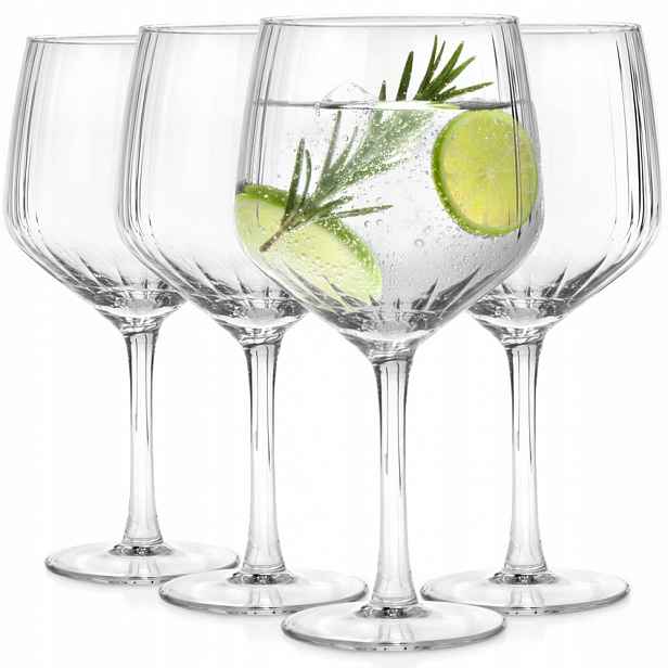 Skleničky na gin 580 ml, 4 ks