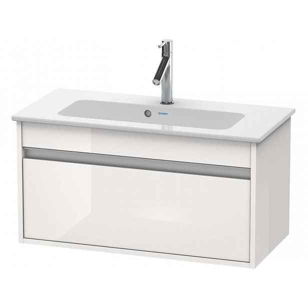 Duravit Ketho - Umyvadlová skříňka Compact 41x80x39 cm, 1 zásuvka, lesklá bílá KT642302222