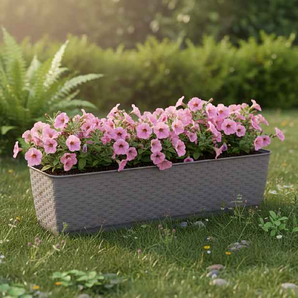 ProsperPlast Květináč RATOLLA P | mocca 59 cm