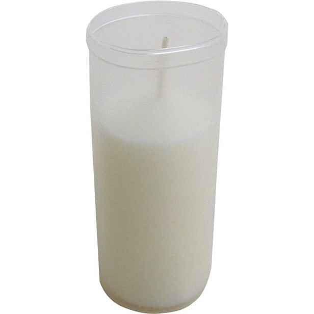 svíčka hřbit.100g, bílá TBL, 24hod., vklad