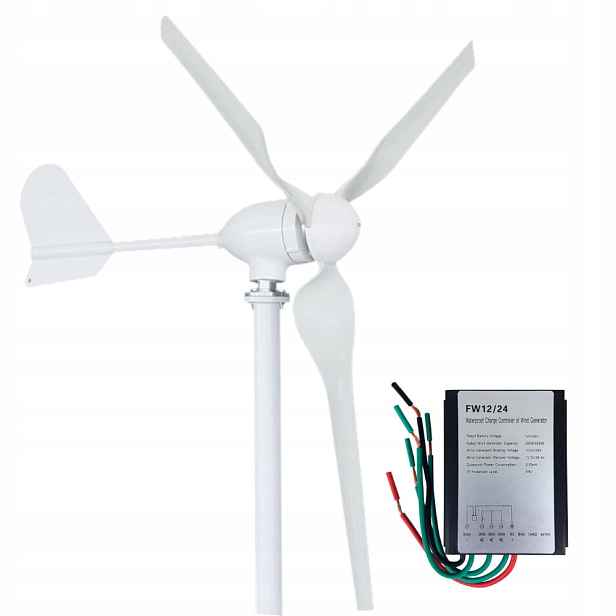 Větrný Generátor Větrná Turbína 500 W 24 V