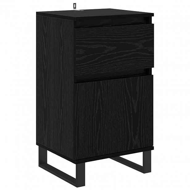 vidaXL Servírovací skříň Černý dub 35 x 40 x 70 cm Kompozitní dřevo
