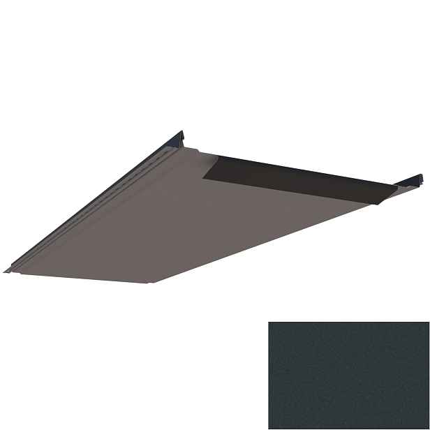 Krytina plechová LINEDEK 485 Flat SP 35 TEX 2G43A antracitově šedá BentCut