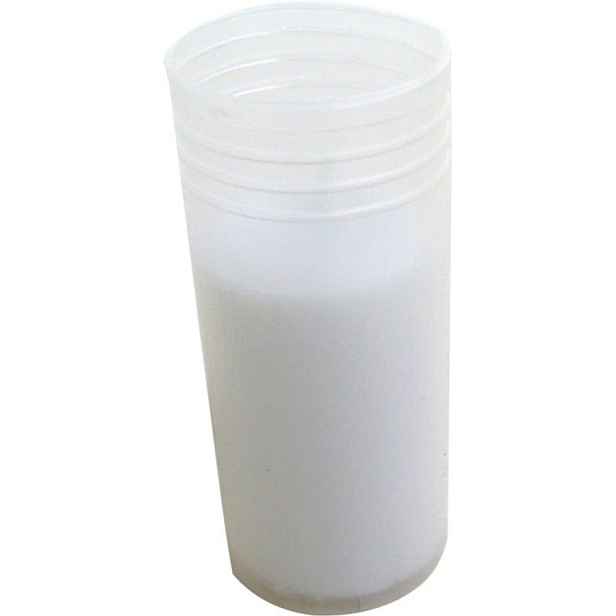 svíčka hřbit.160g, bílá TBL, 40hod.