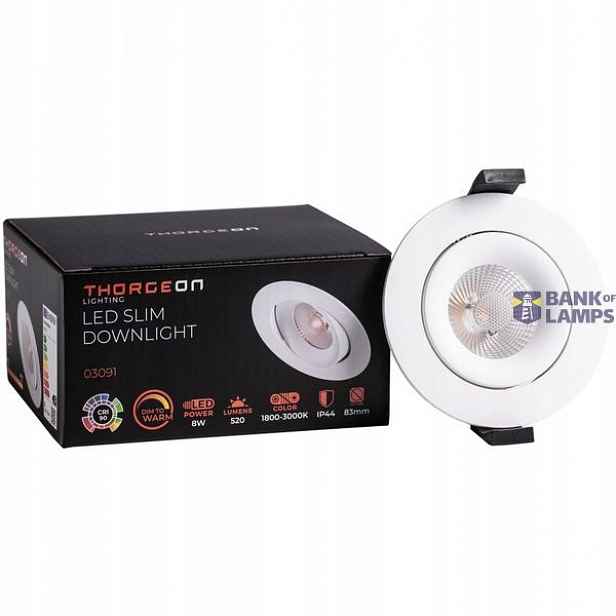 Thorgeon Led svítidlo vestavné 8W 520 lm IP44 03091
