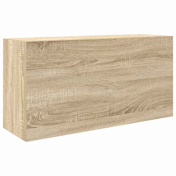 vidaXL Koupelnová nástěnná skříňka dub sonoma 80 x 25 x 40 cm kompozit