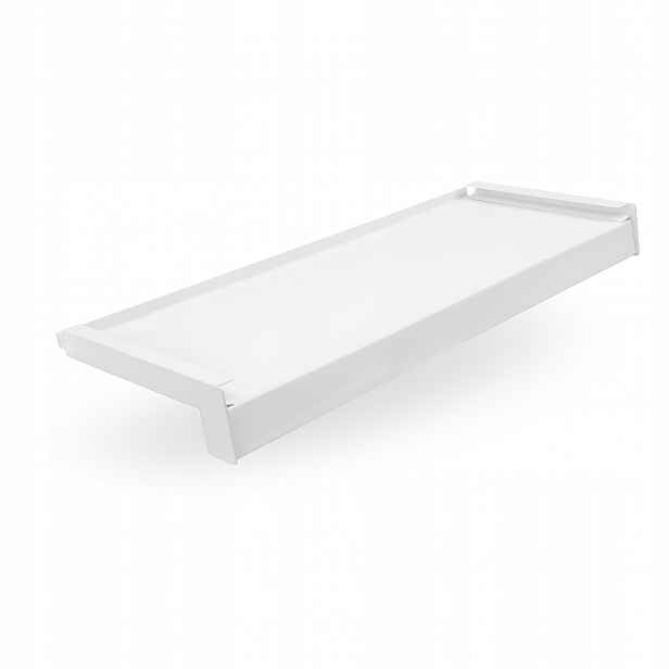 Vnější parapet Alu hliníkový Alu Záslepky šířka 15 cm délka 100 cm Bílý