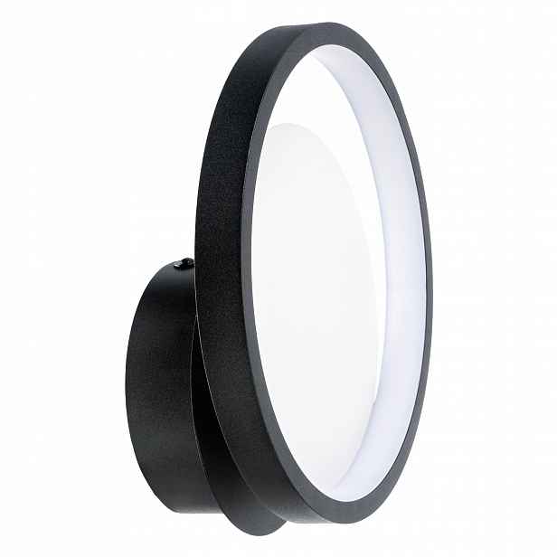 Led Nástěnná Lampa Černá Kulatá Kruhová Lampa Do Obývacího Pokoje Ložnice