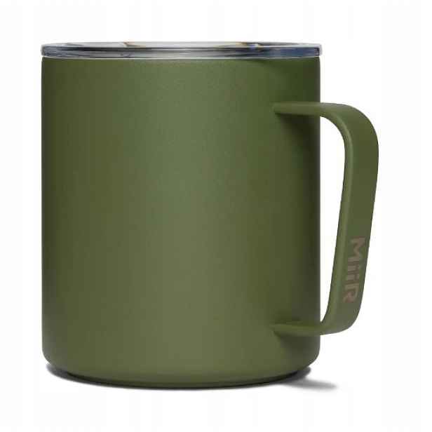 Termohrnek s víčkem MiiR Camp Cup 0,35 l, odstíny zelené