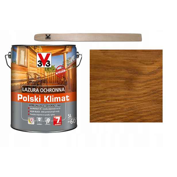 Lazura V33 Polský Klima 7 let Dub světlý 5L